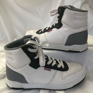 Levi’s Drive-High Court Shoes; men’s size 5.5. Worn ONCE to a wedding.